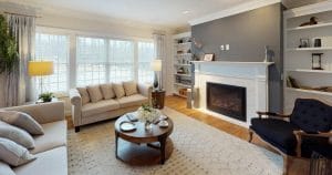fireplace mantel