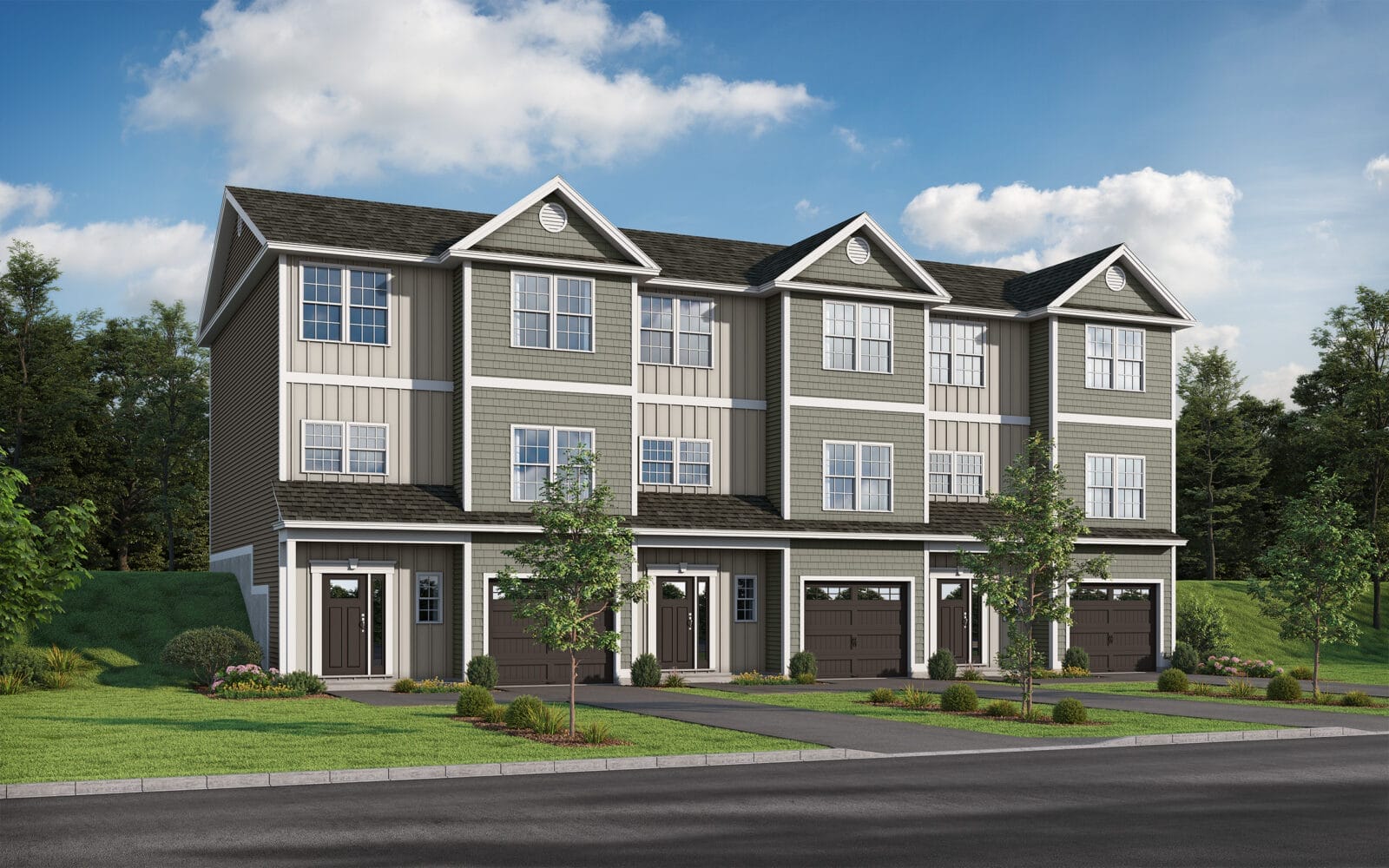 Dearborn Village 3-Story townhome new construction Goffstown NH